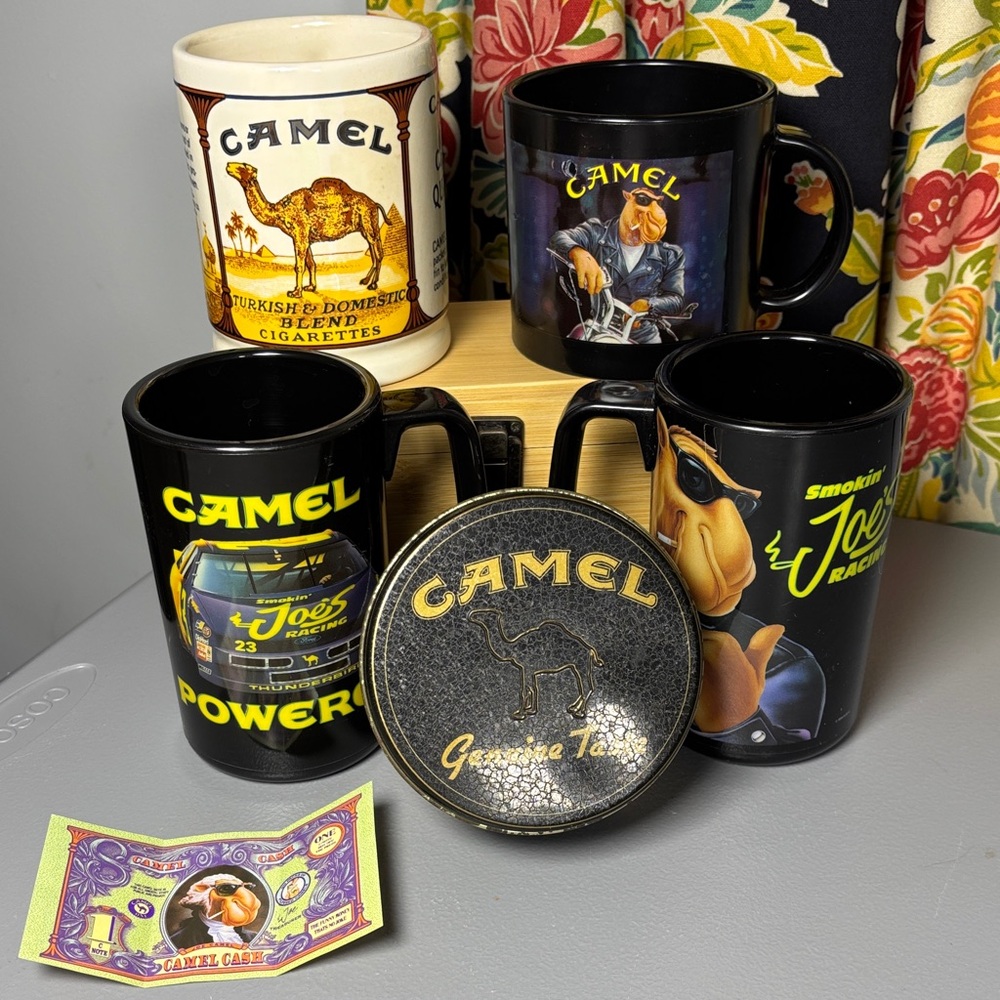 Camel Joe’s Memorabilia Lot Vintage Mugs Cups & other Promo Collectibles Lot 3